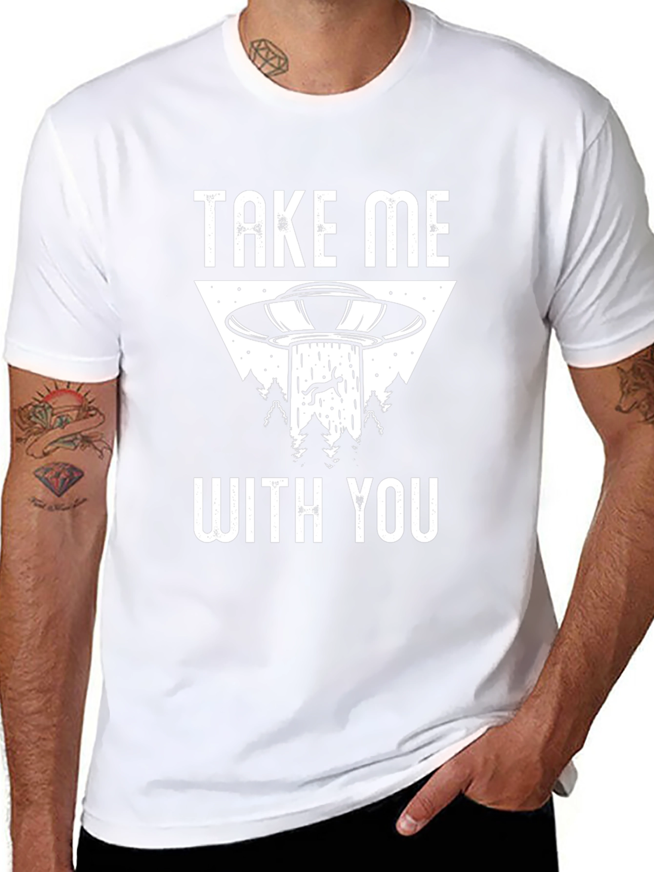 Take Me With You UFO Abduction T-Shirt