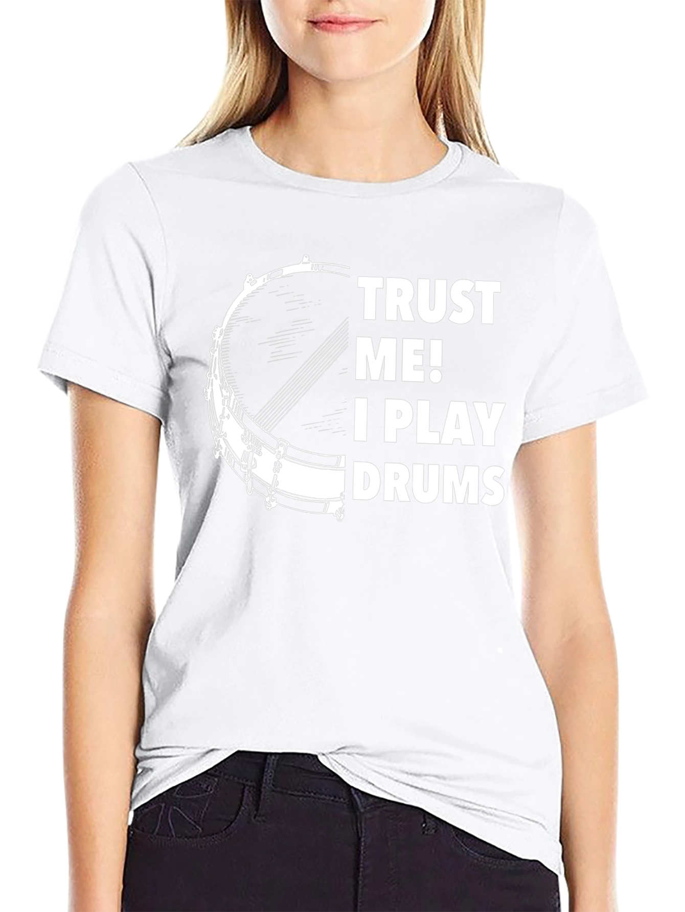 Trust Me I Play Drums T-Shirt - Musician Tee