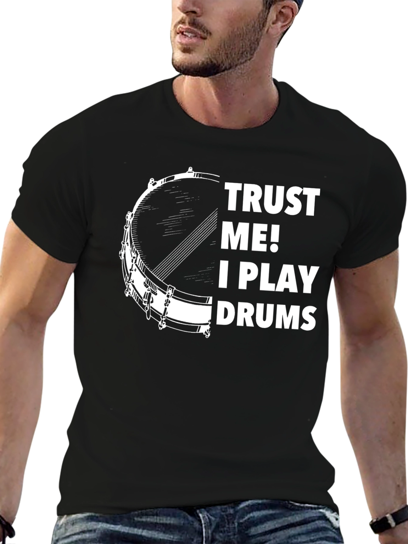 Trust Me I Play Drums T-Shirt - Musician Tee