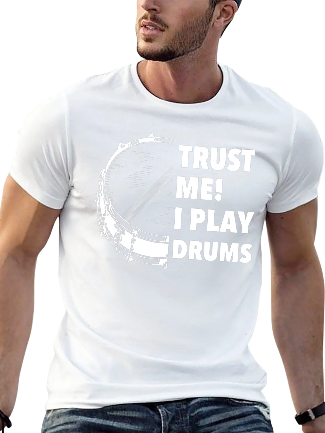 Trust Me I Play Drums T-Shirt - Musician Tee