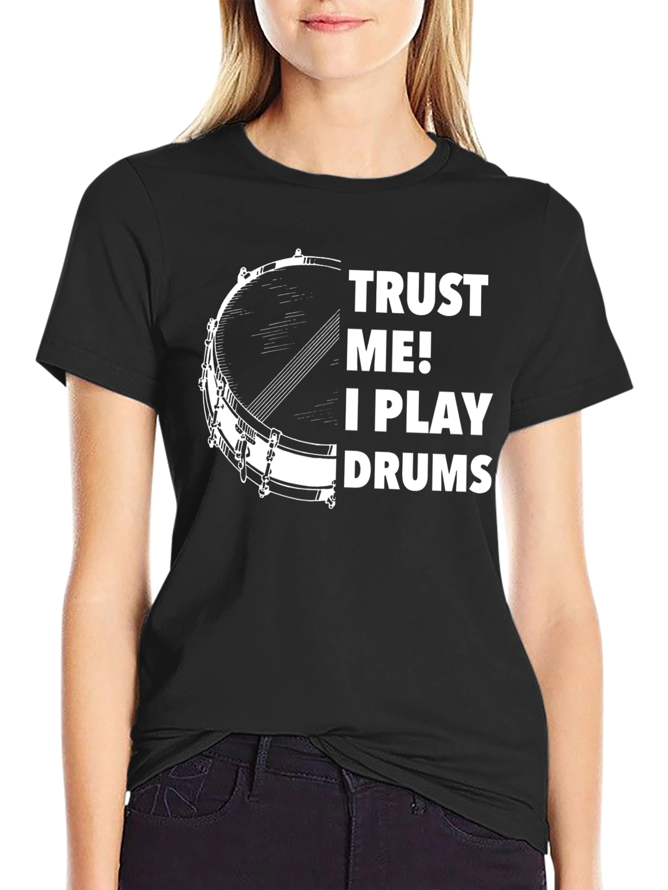 Trust Me I Play Drums T-Shirt - Musician Tee
