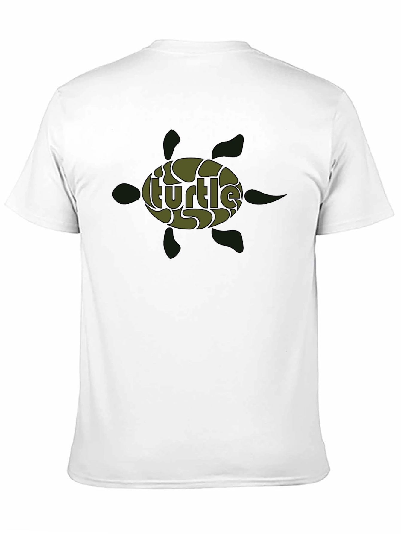 Turtle Graphic Print Crew Neck T-Shirt