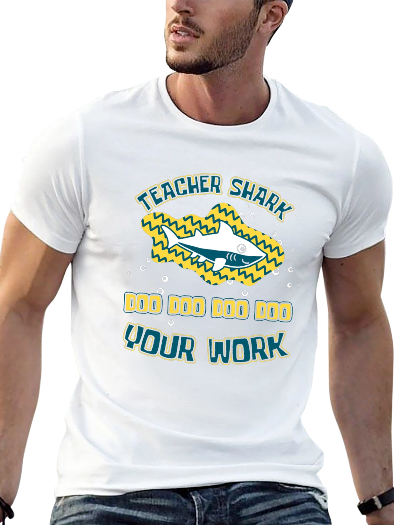 Teacher Shark Doo Doo T-Shirt - Funny School Tee