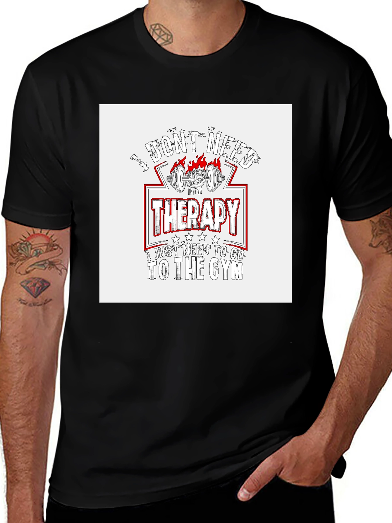 Therapy Gym T-Shirt - Black