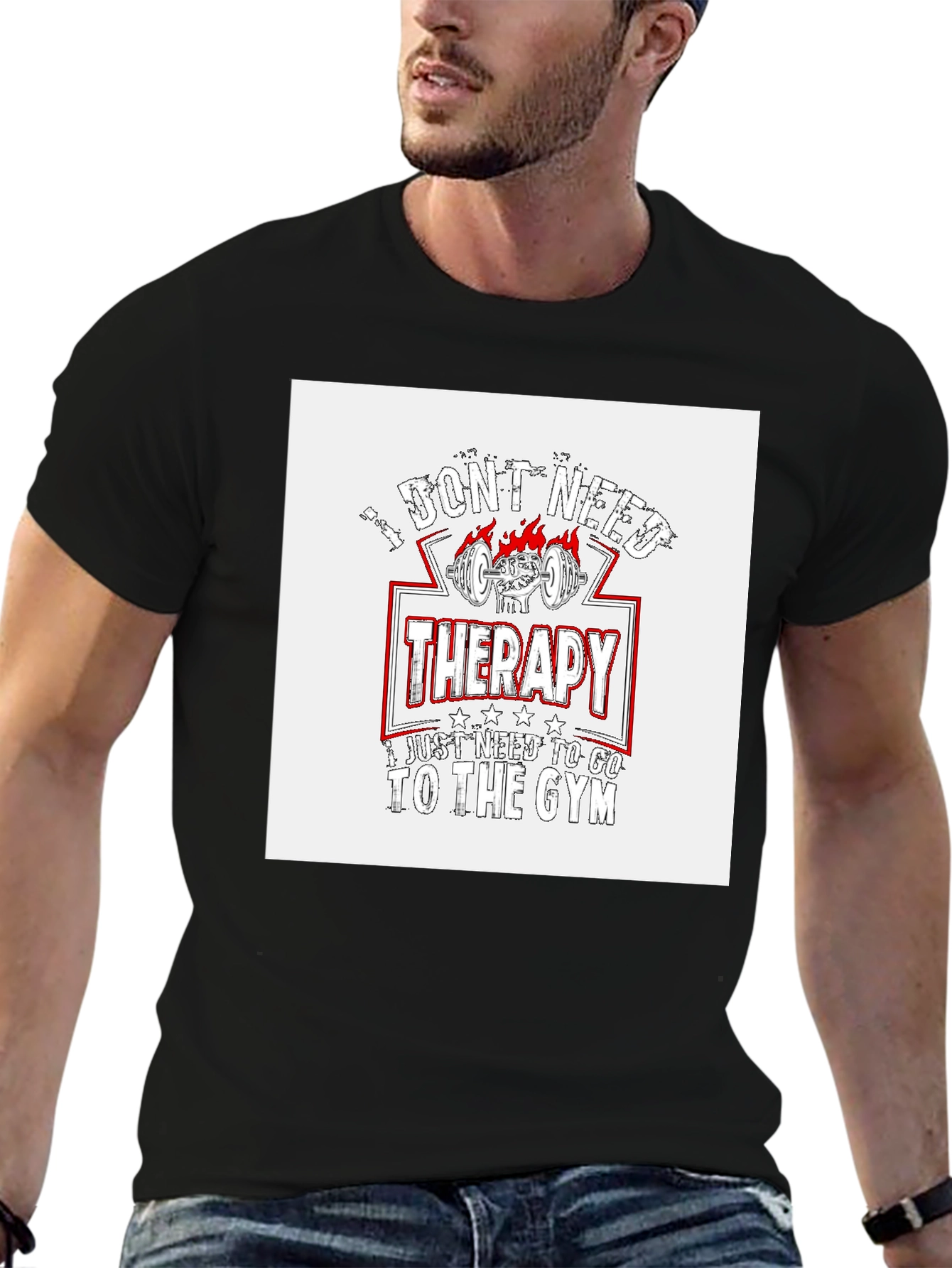 Therapy Gym T-Shirt - Black