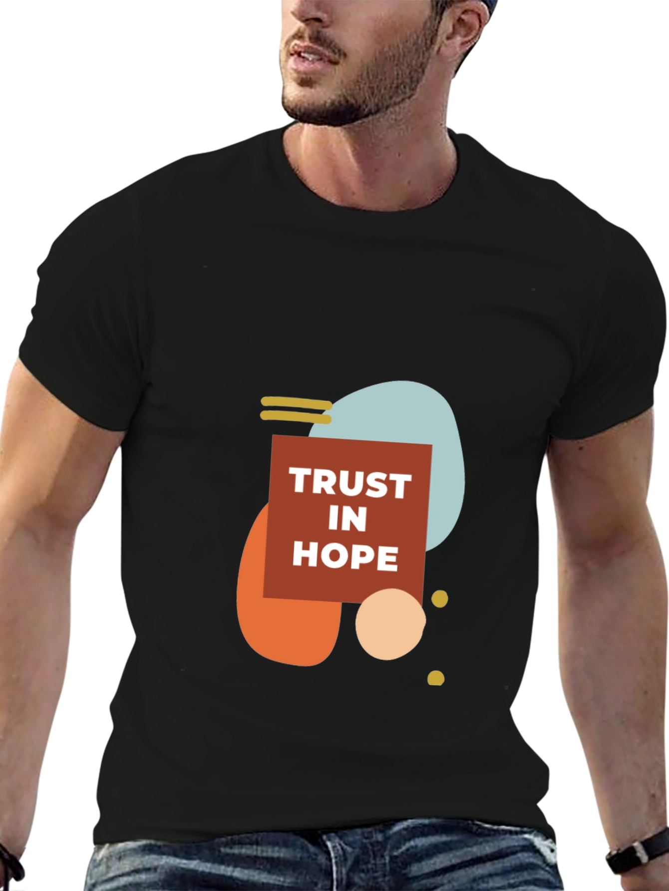 Trust In Hope Graphic Tee - Modern Design