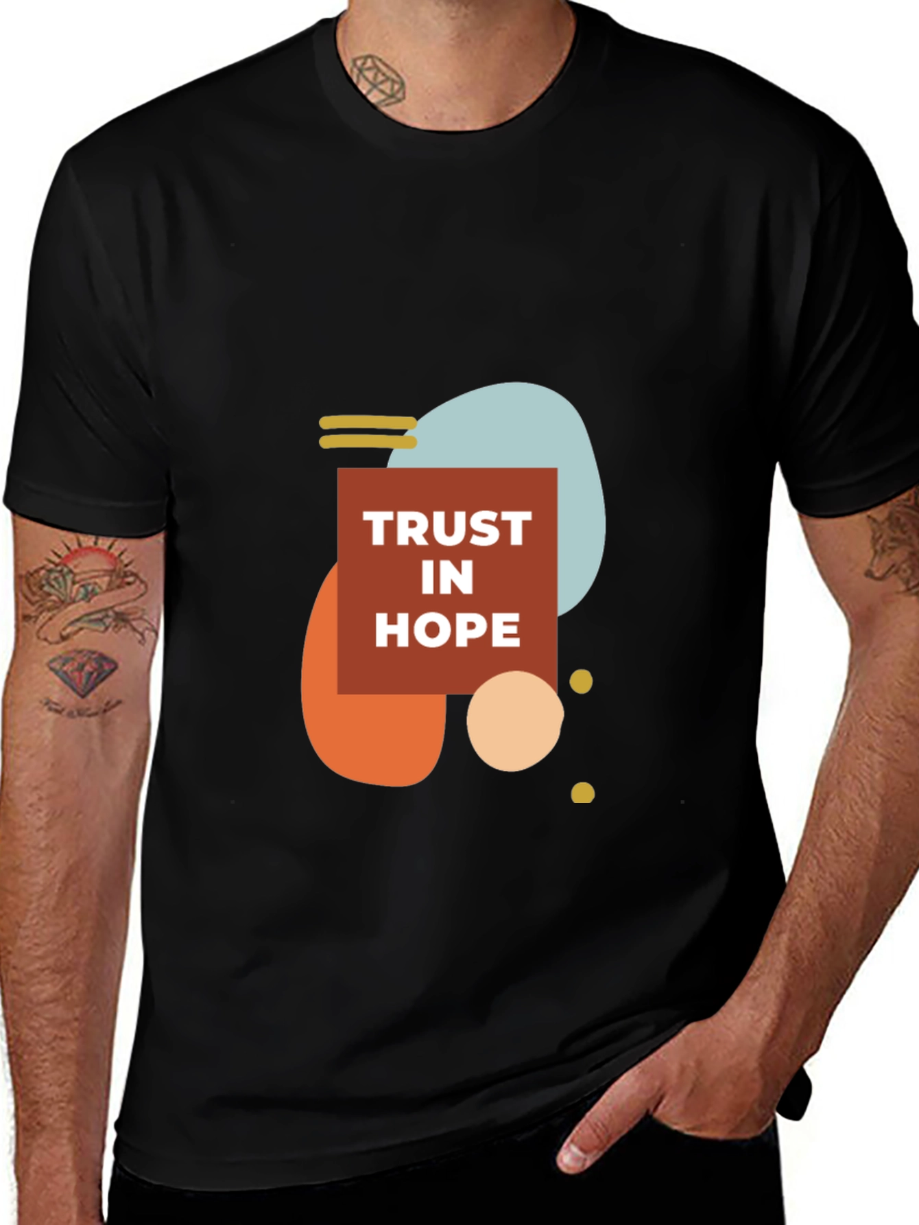 Trust In Hope Graphic Tee - Modern Design