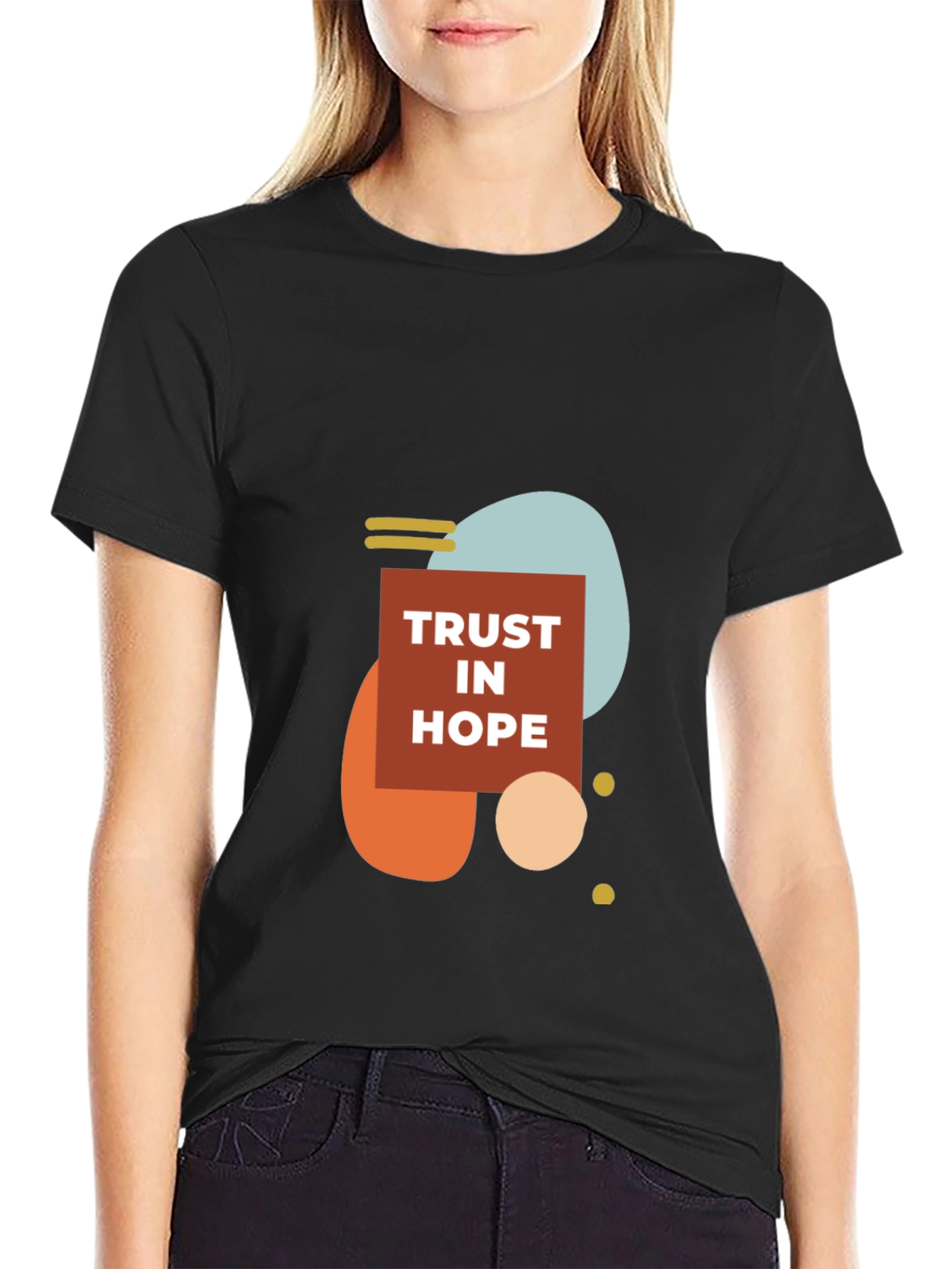 Trust In Hope Graphic Tee - Modern Design