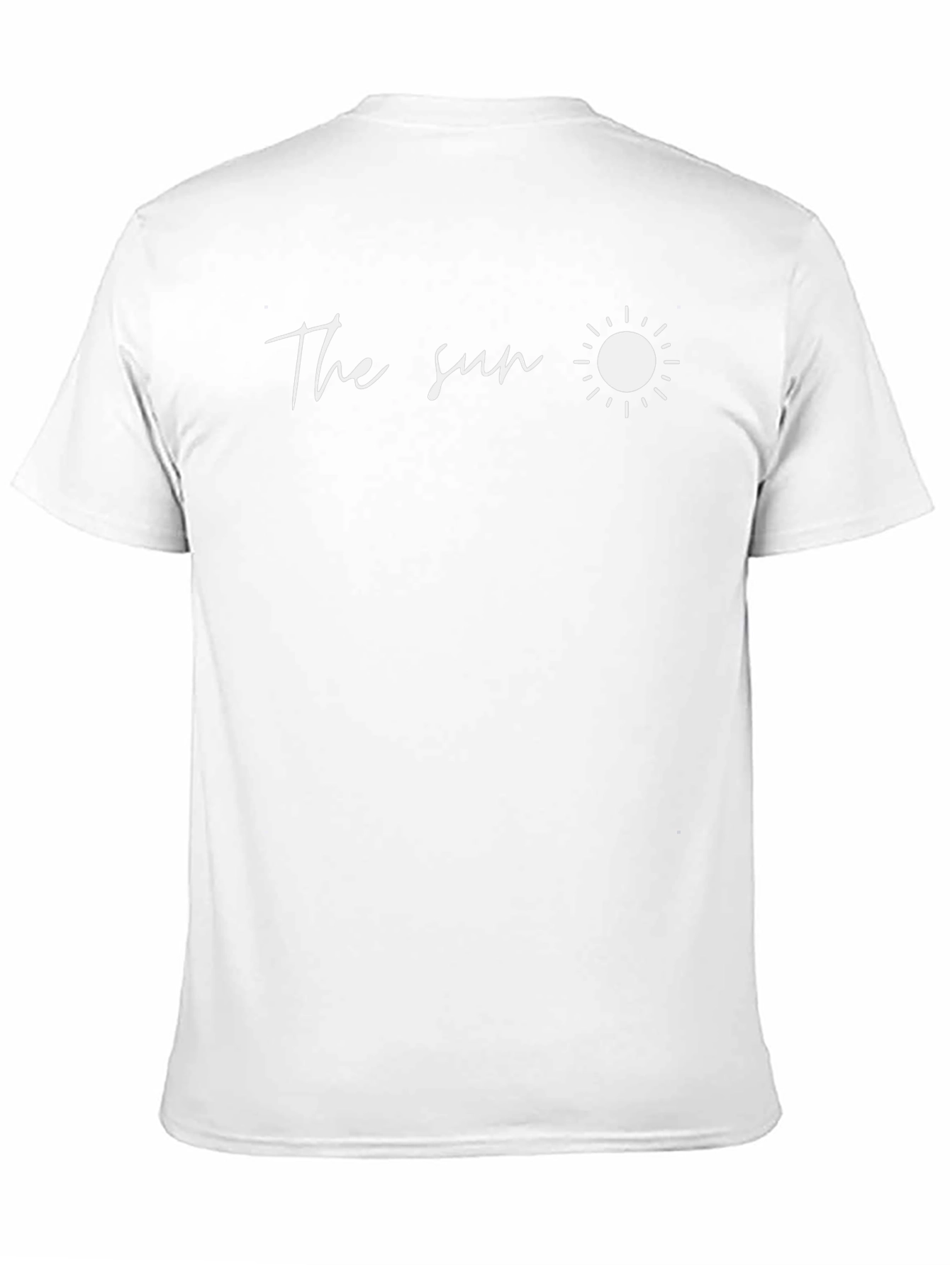 The Sun Graphic Tee - Black Casual T-Shirt