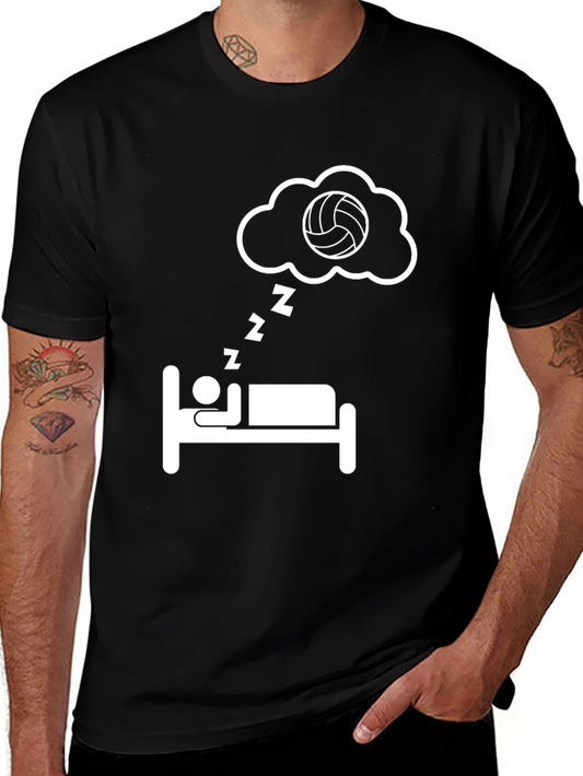 Volleyball Dream T-Shirt - Sporty Sleeper Tee