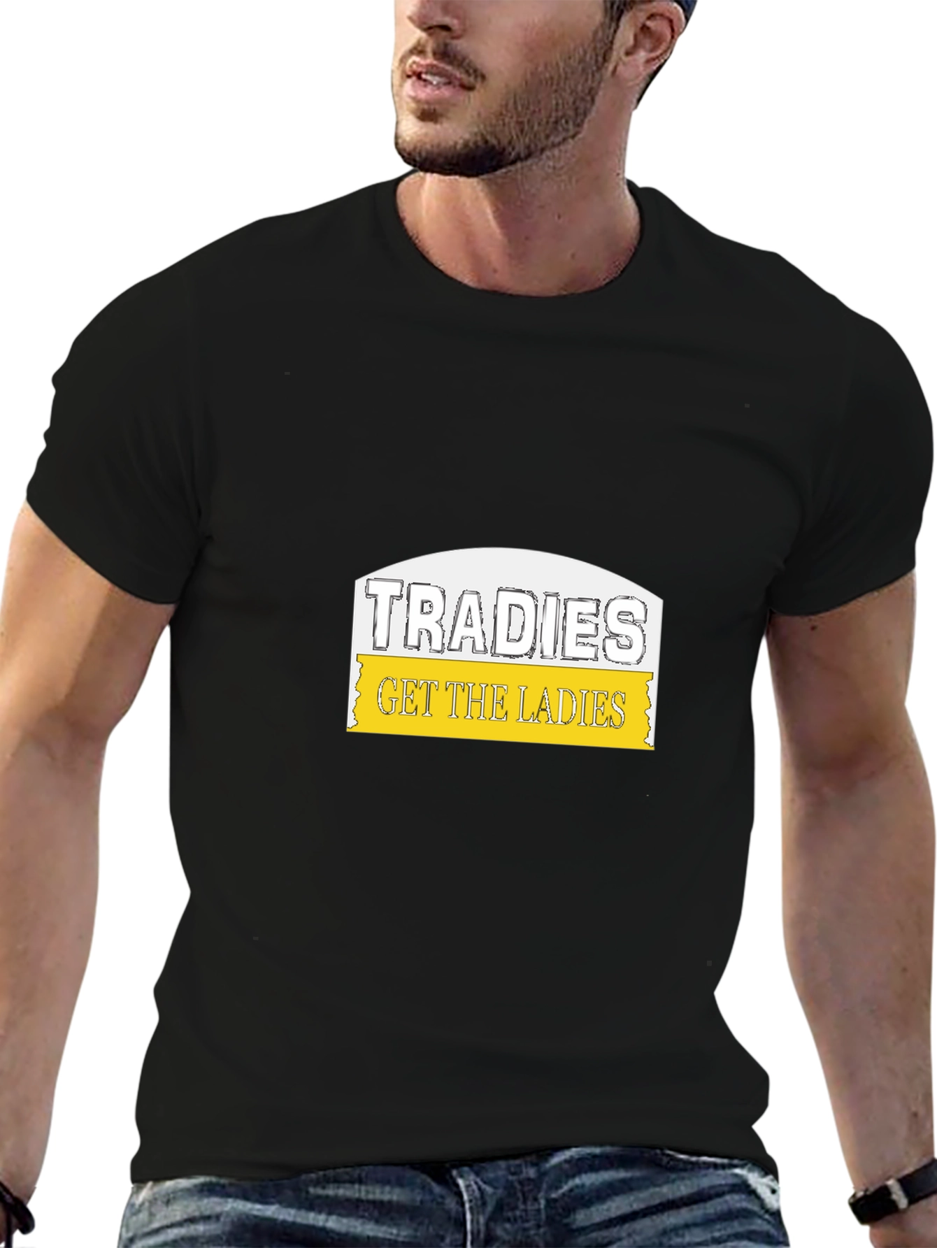 Tradies Get The Ladies Black T-Shirt