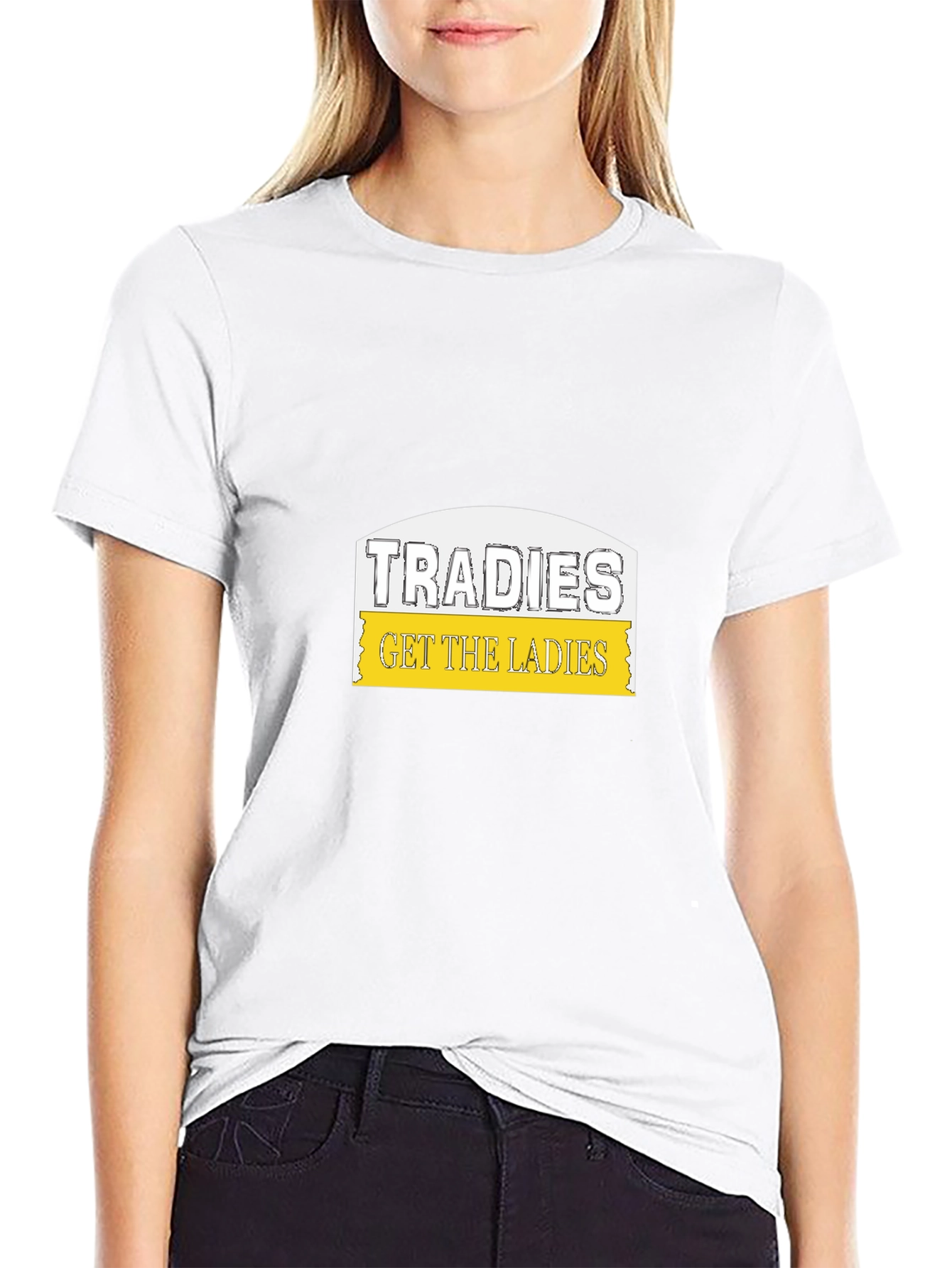 Tradies Get The Ladies Black T-Shirt