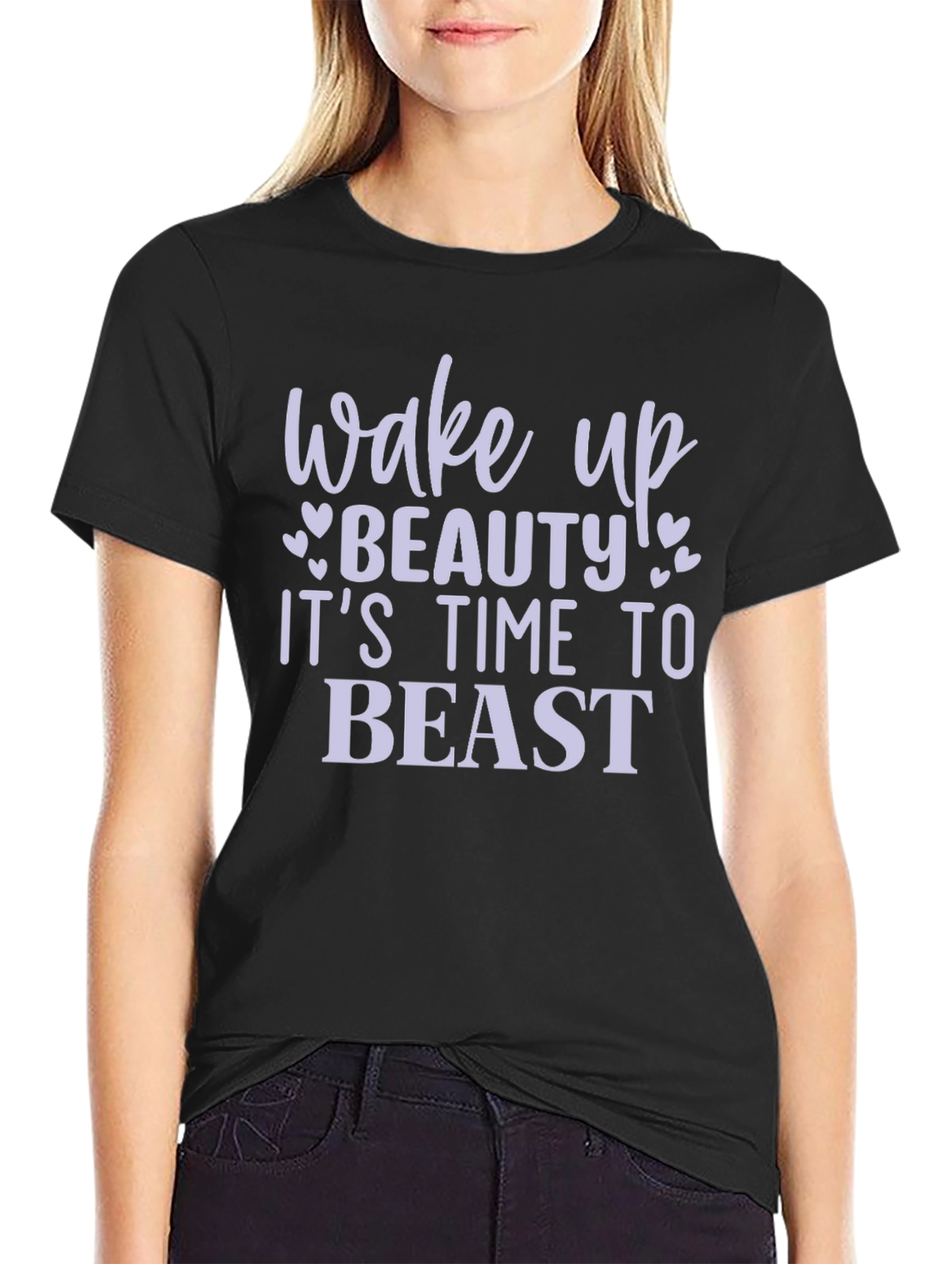 Wake Up Beauty T-Shirt - Motivational Fitness Tee