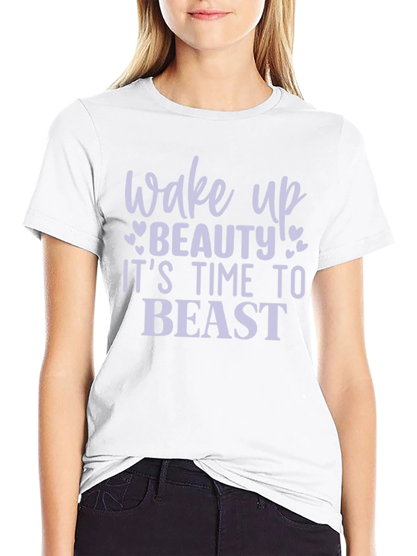 Wake Up Beauty T-Shirt - Motivational Fitness Tee