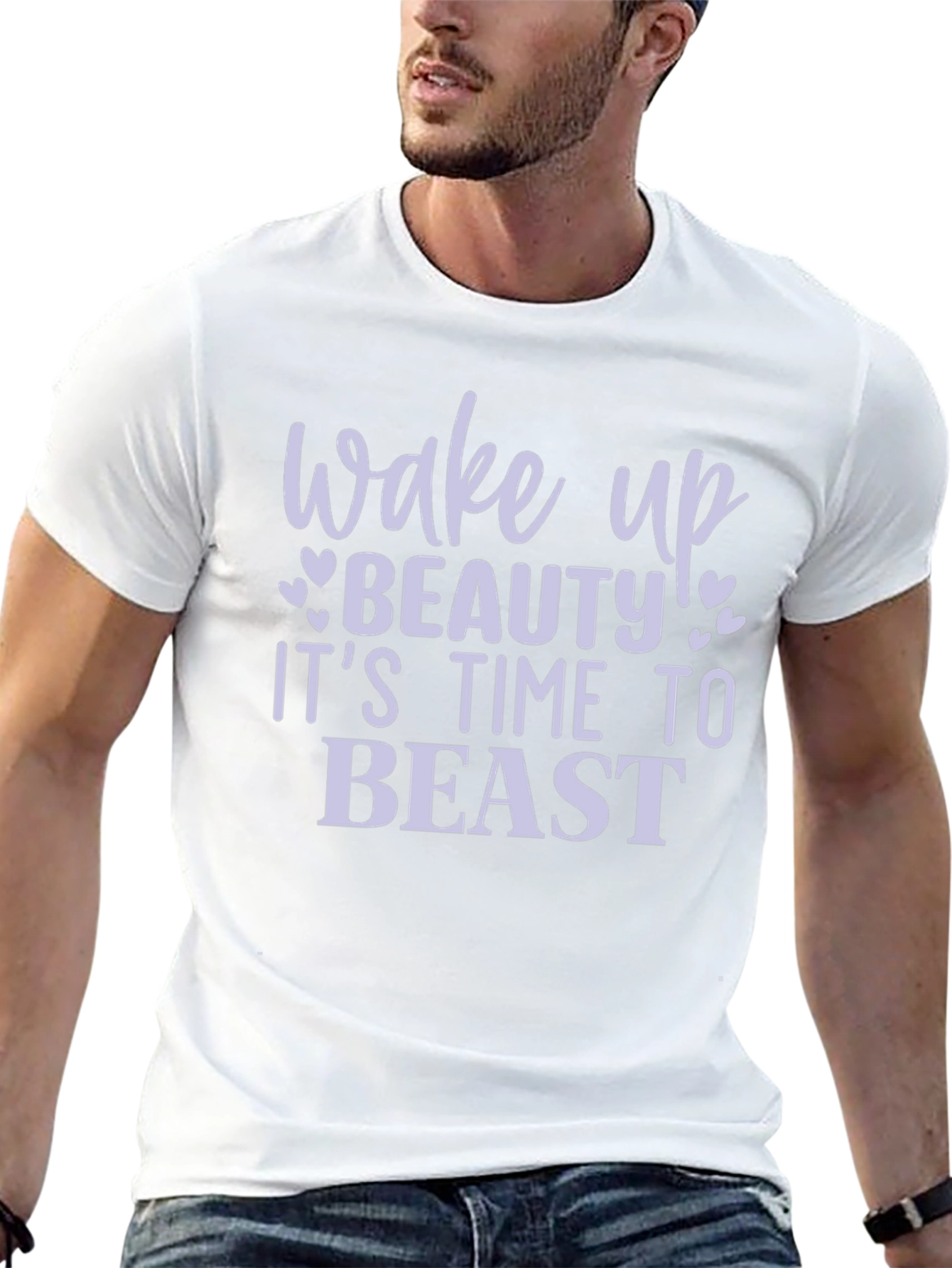 Wake Up Beauty T-Shirt - Motivational Fitness Tee