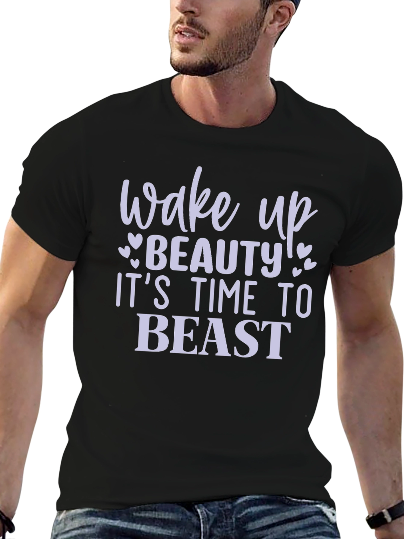 Wake Up Beauty T-Shirt - Motivational Fitness Tee