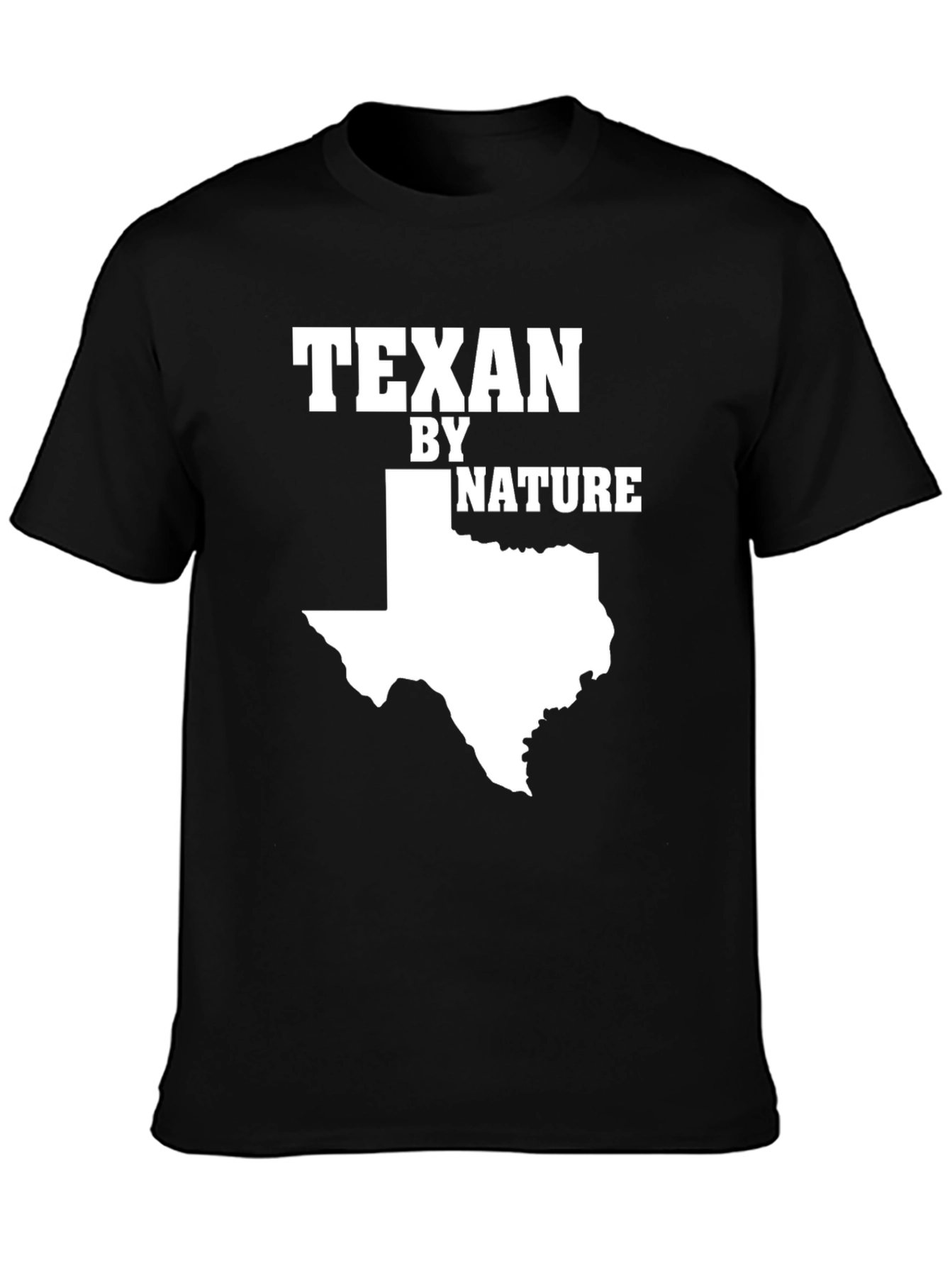 Texan by Nature Graphic T-Shirt - Black Cotton Tee