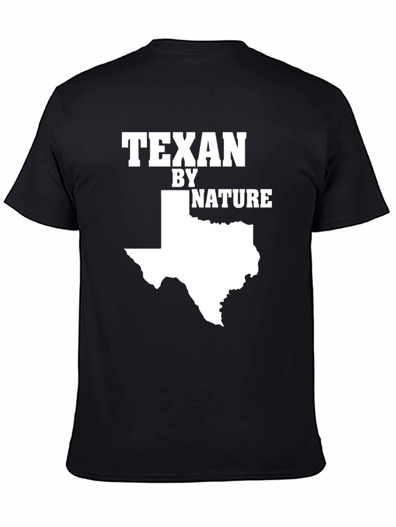 Texan by Nature Graphic T-Shirt - Black Cotton Tee