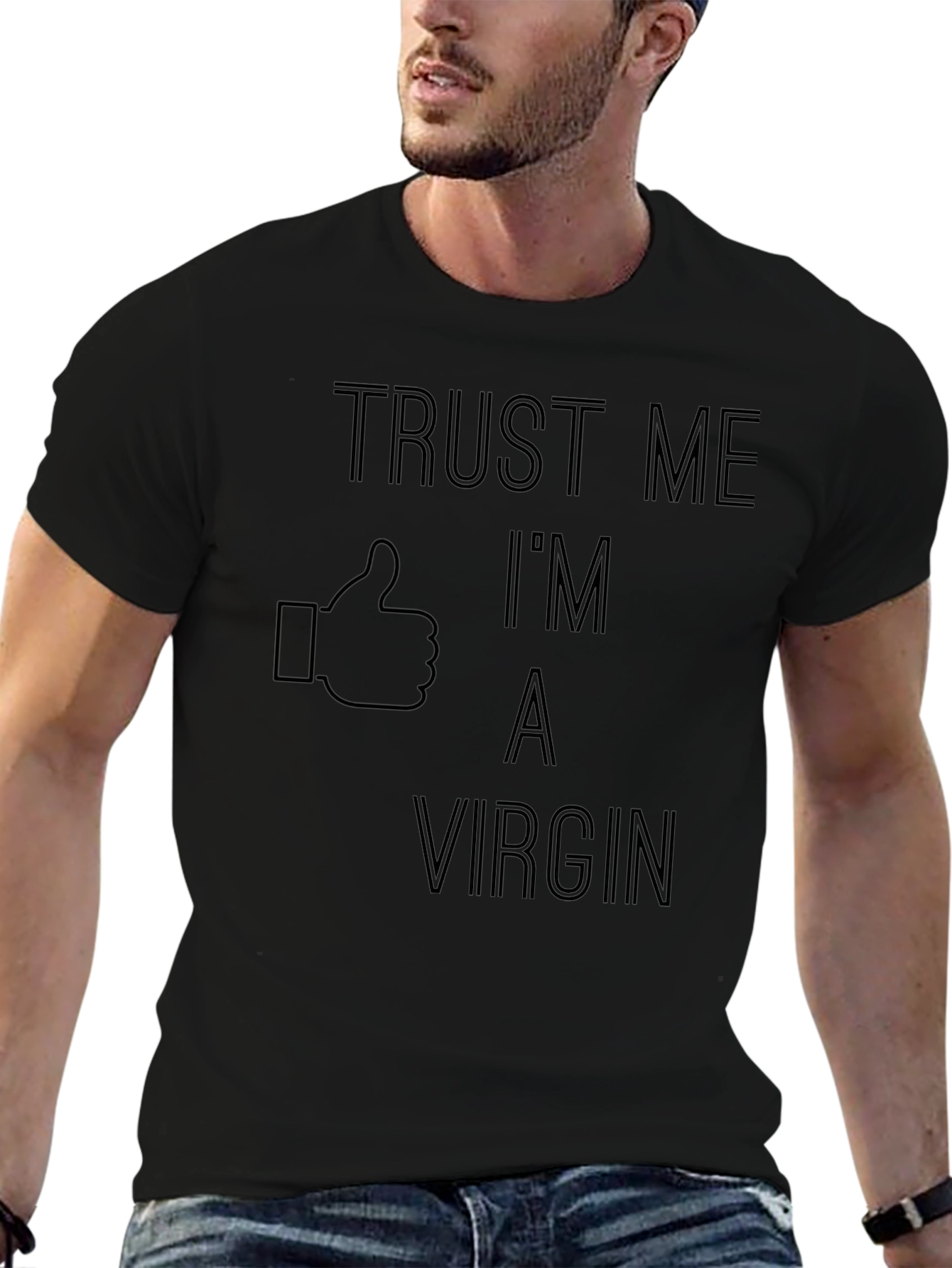 Trust Me Im A Virgin T-Shirt Funny Novelty Tee