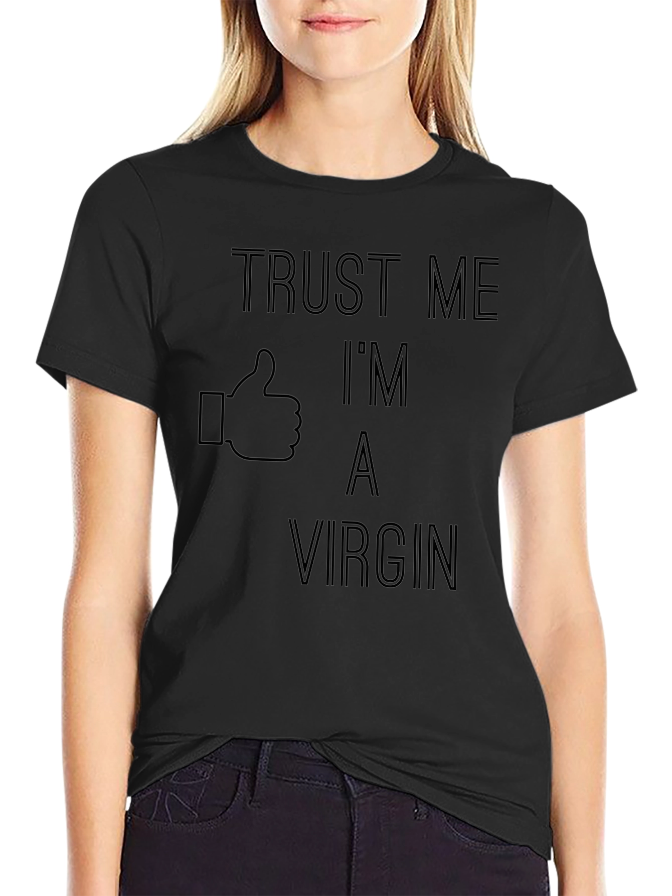 Trust Me Im A Virgin T-Shirt Funny Novelty Tee