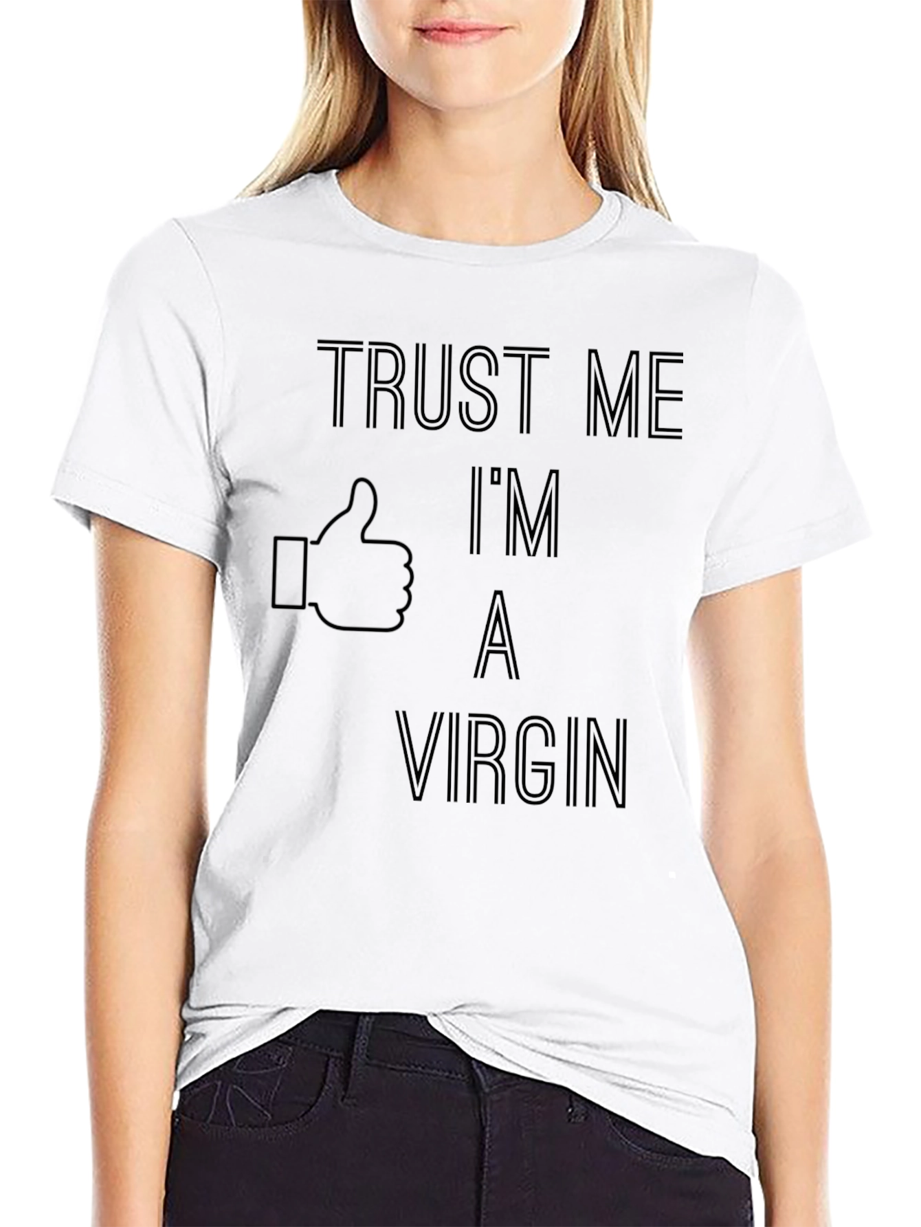 Trust Me Im A Virgin T-Shirt Funny Novelty Tee
