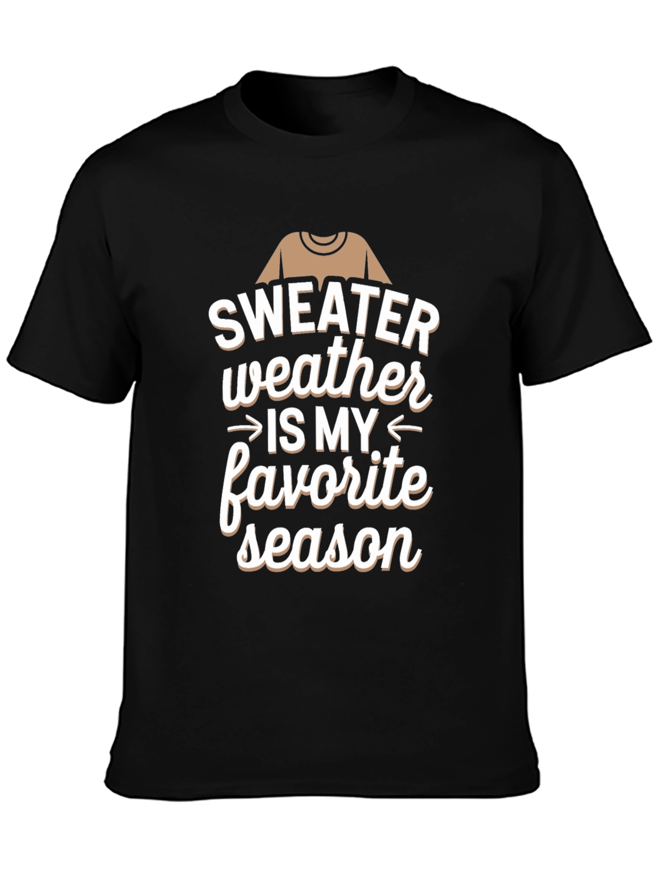 Sweater Weather T-Shirt - Cozy Season Apparel
