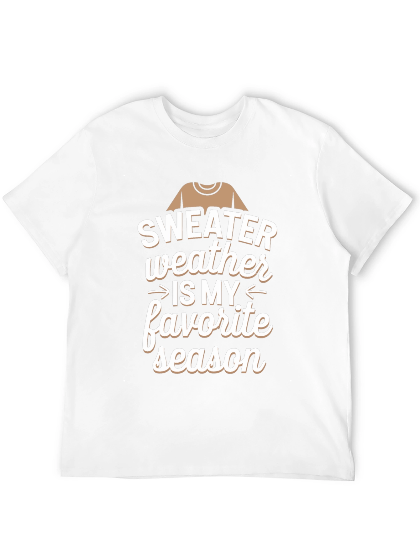 Sweater Weather T-Shirt - Cozy Season Apparel
