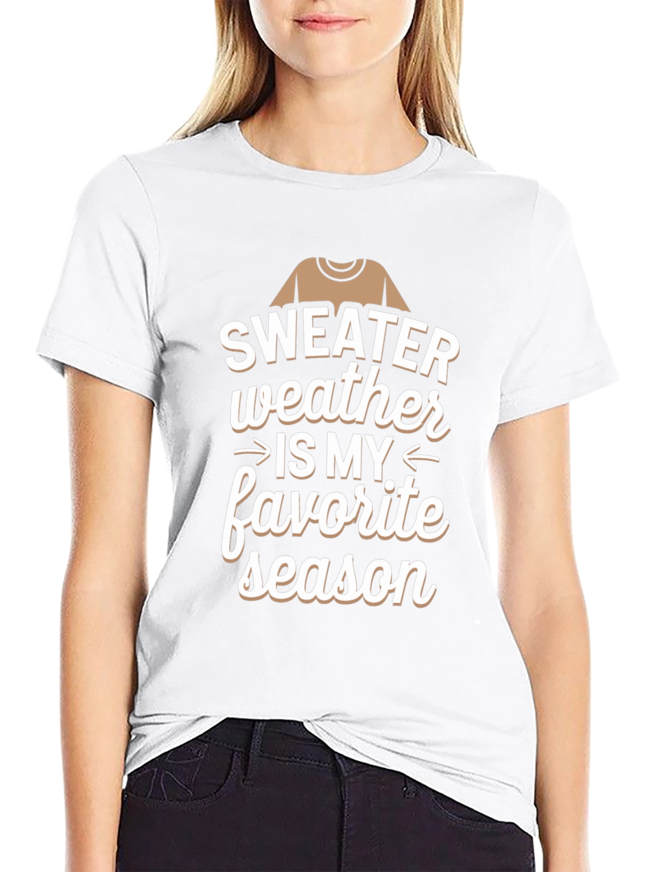 Sweater Weather T-Shirt - Cozy Season Apparel