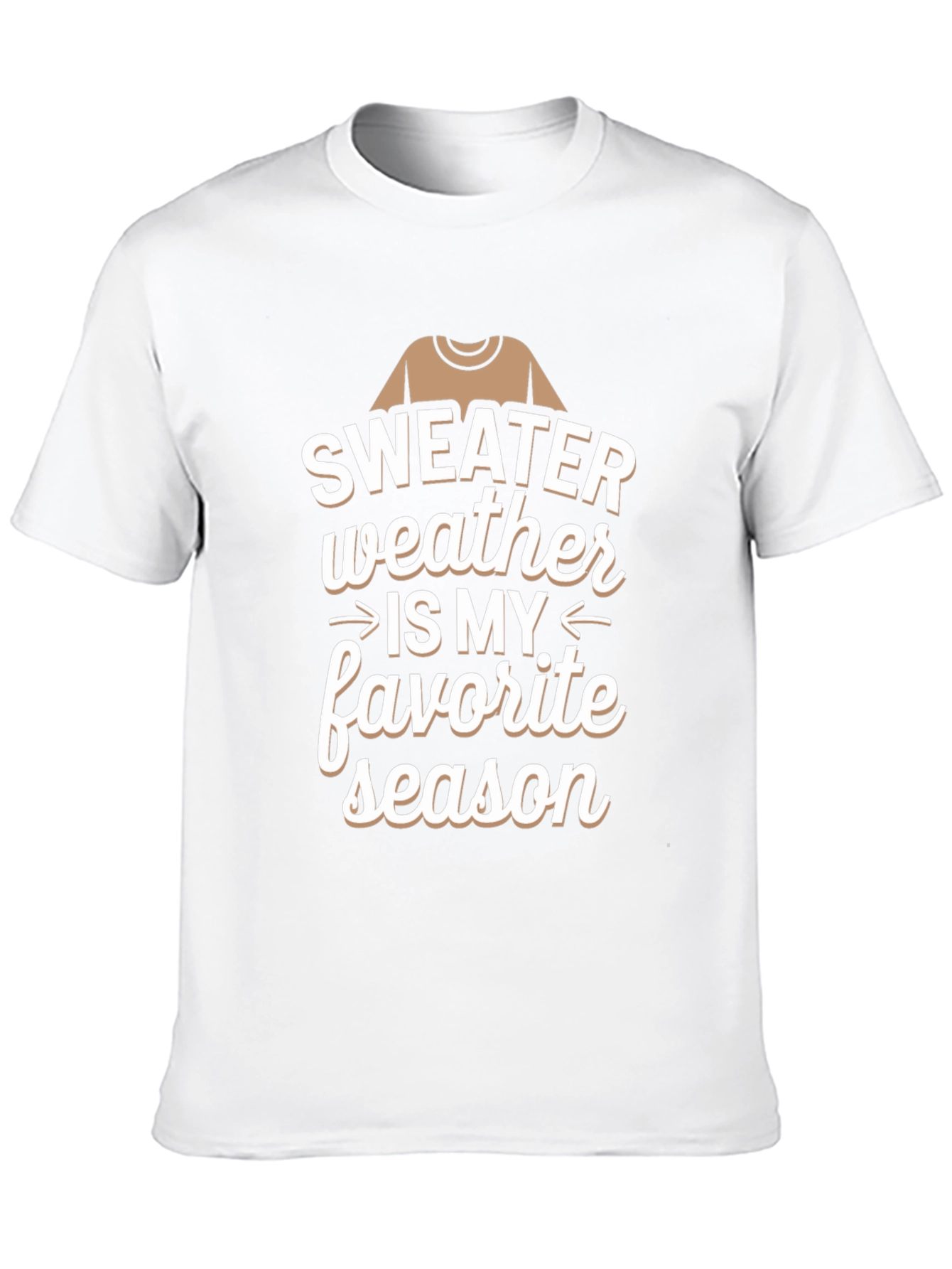 Sweater Weather T-Shirt - Cozy Season Apparel