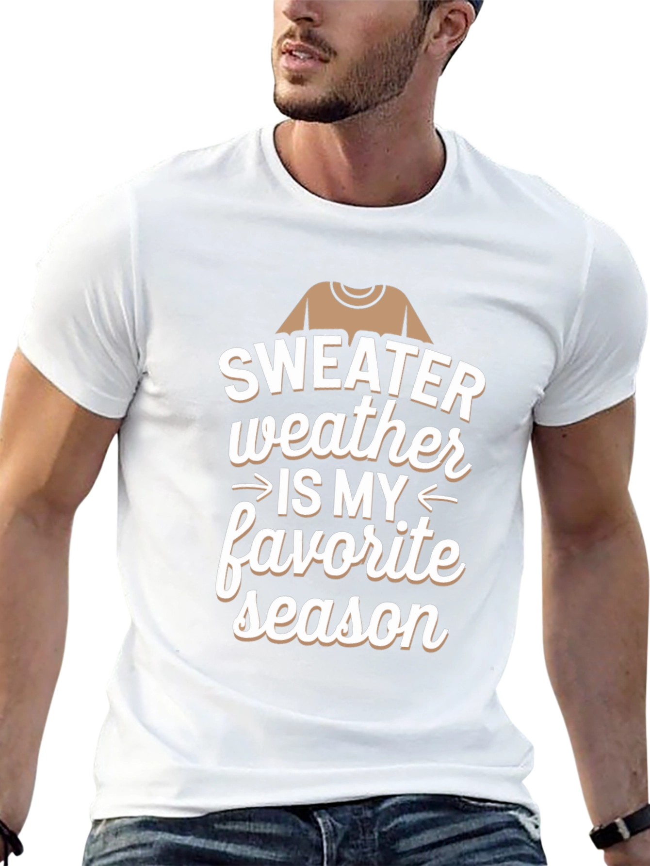 Sweater Weather T-Shirt - Cozy Season Apparel