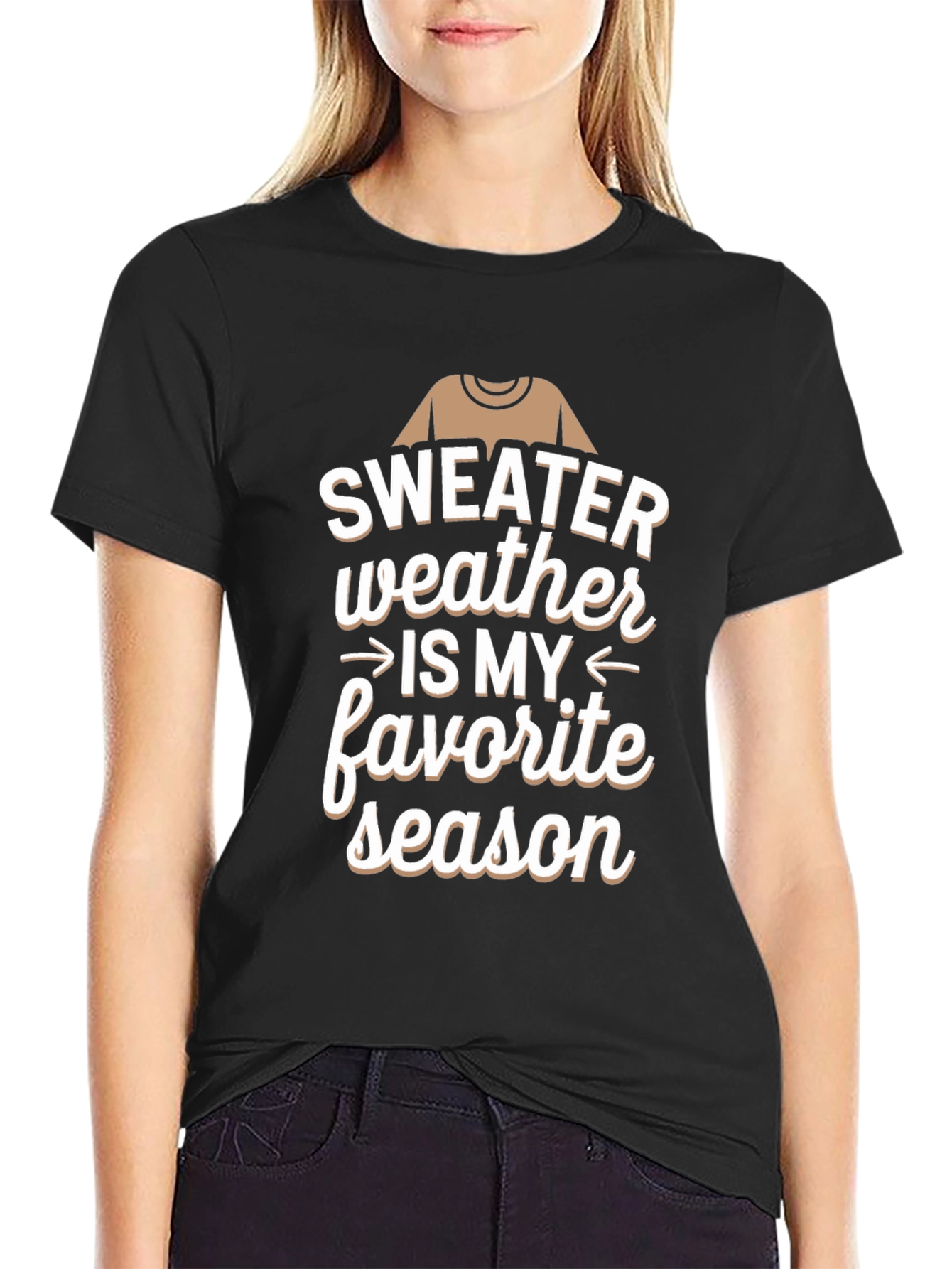 Sweater Weather T-Shirt - Cozy Season Apparel