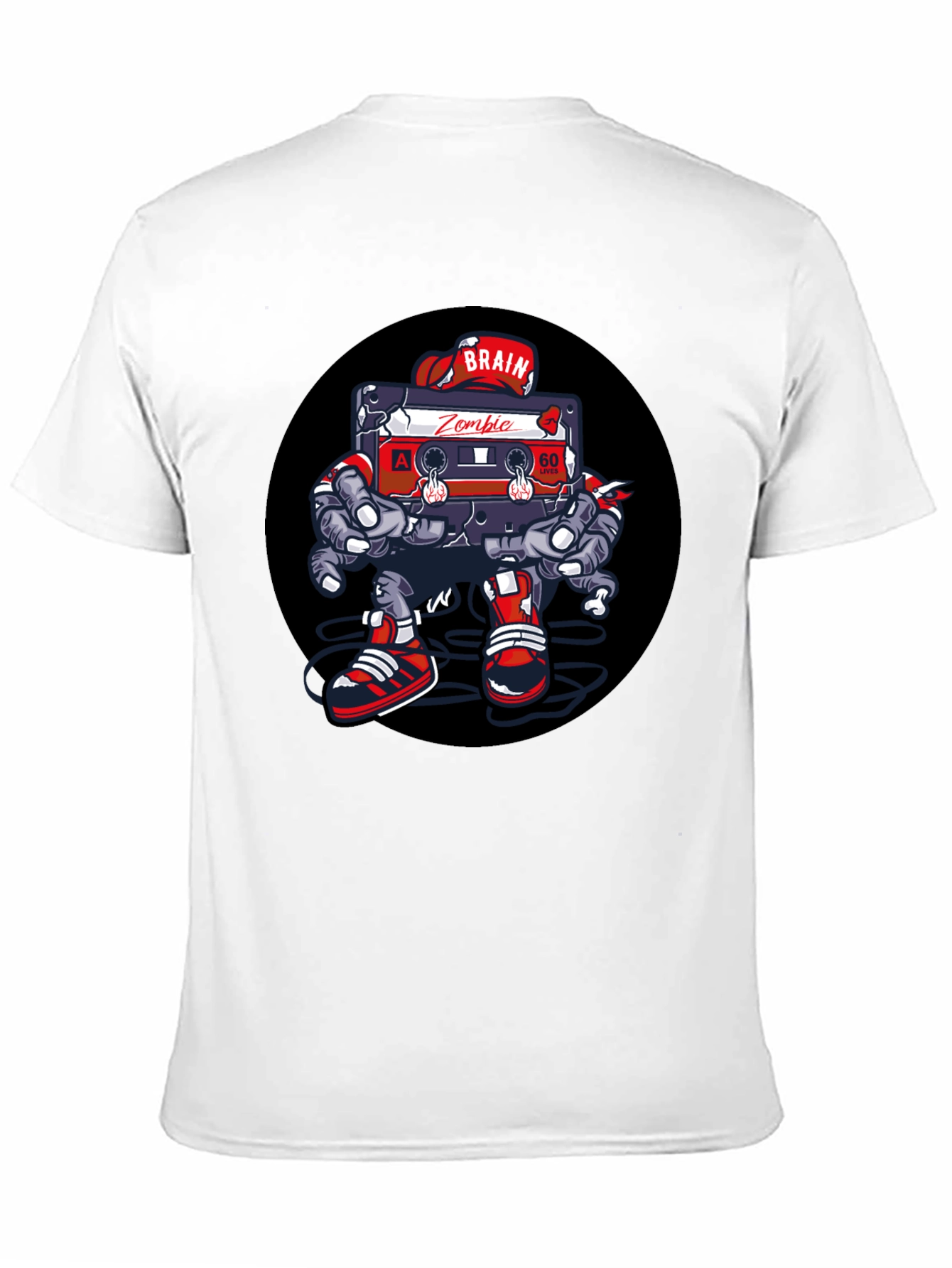 Zombie Tape Cassette Graphic Tee