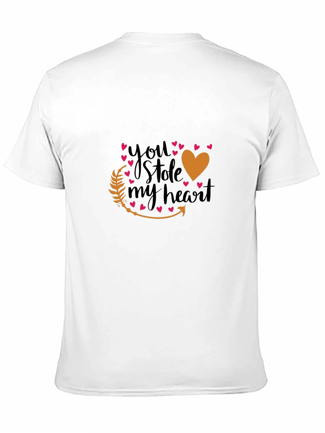 You Stole My Heart Graphic Tee - Black