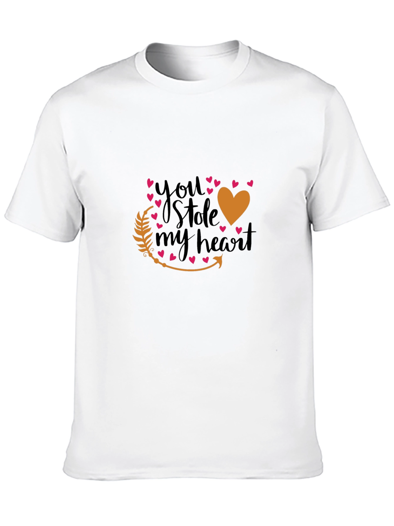 You Stole My Heart Graphic Tee - Black