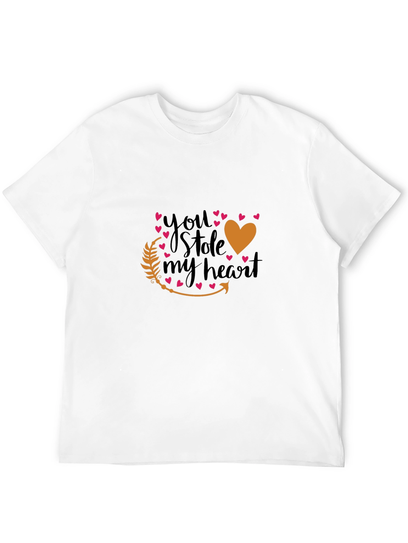 You Stole My Heart Graphic Tee - Black