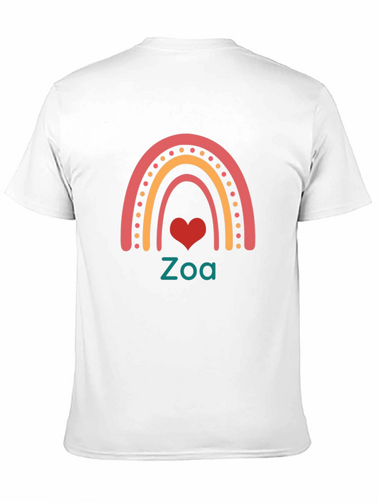 Zoa Rainbow Heart Graphic Tee - Unisex