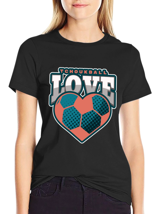 Tchoukball Love Heart Graphic T-Shirt