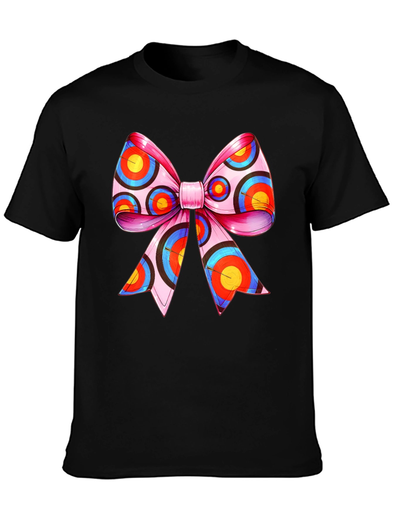 Target Bow Graphic Tee - Unique Archery Design T-Shirt