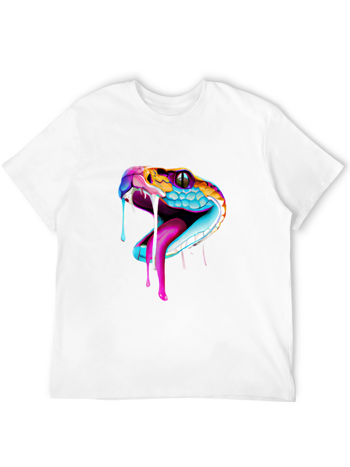 Vibrant Snake Graphic Tee