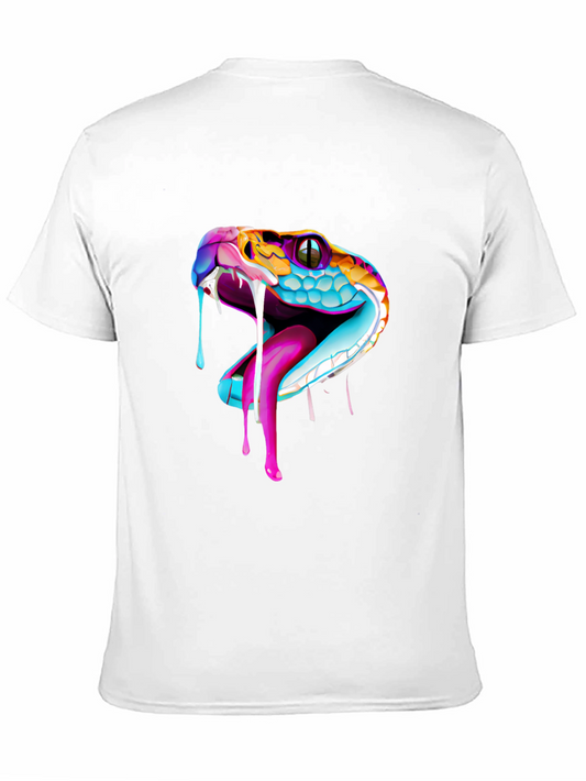 Vibrant Snake Graphic Tee