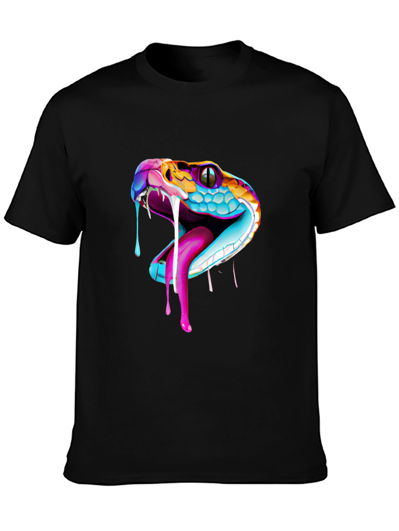 Vibrant Snake Graphic Tee