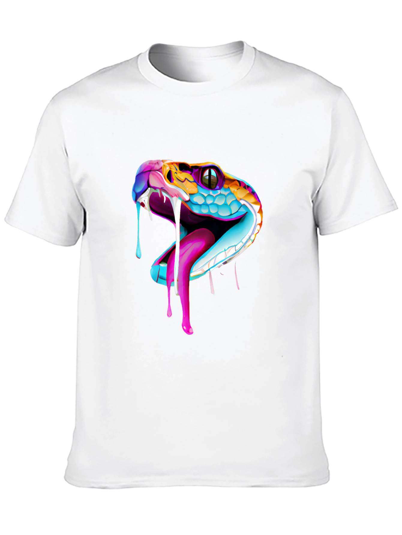 Vibrant Snake Graphic Tee