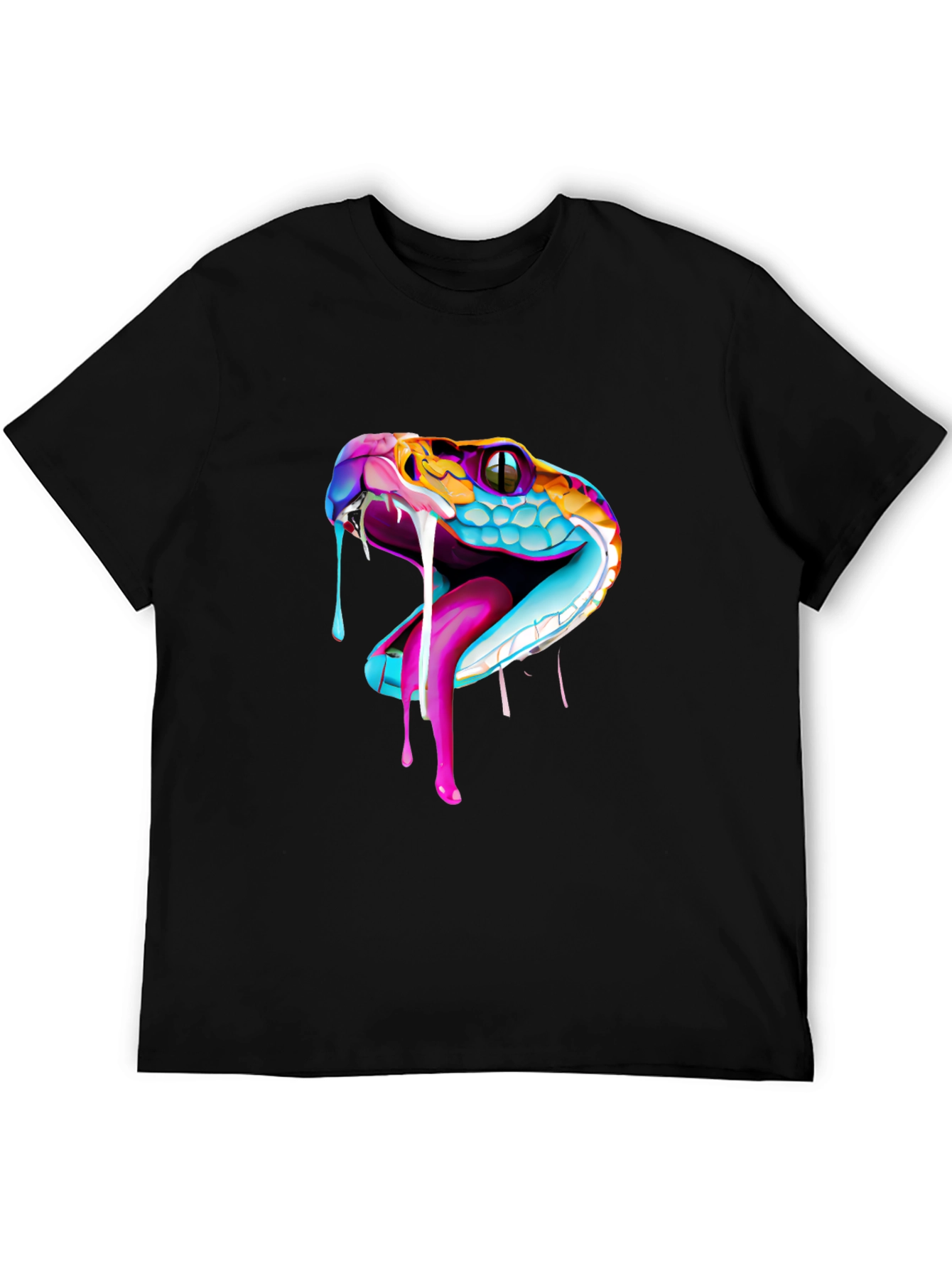 Vibrant Snake Graphic Tee