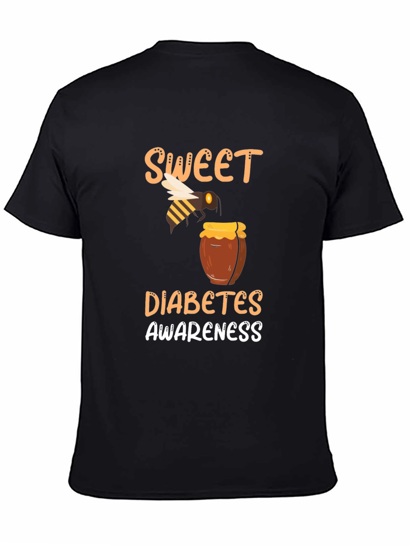 Sweet Diabetes Awareness Graphic T-Shirt