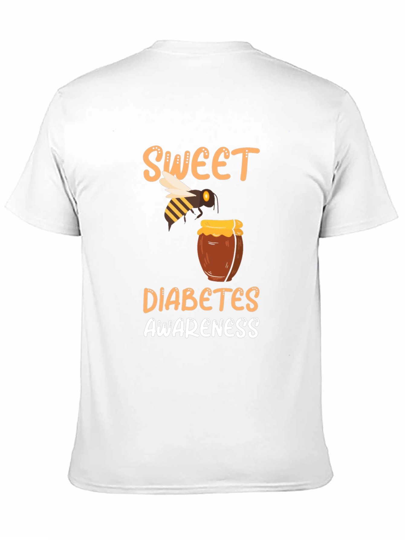 Sweet Diabetes Awareness Graphic T-Shirt