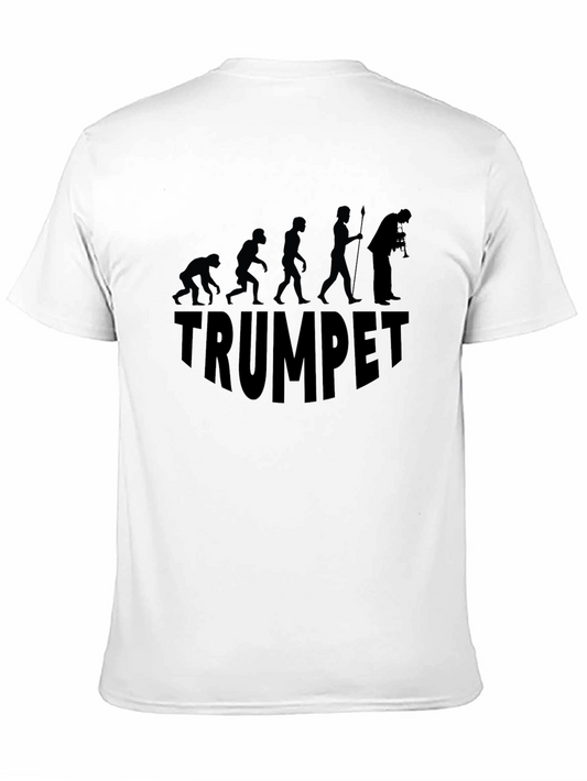 Trumpet Evolution Graphic T-Shirt - Black