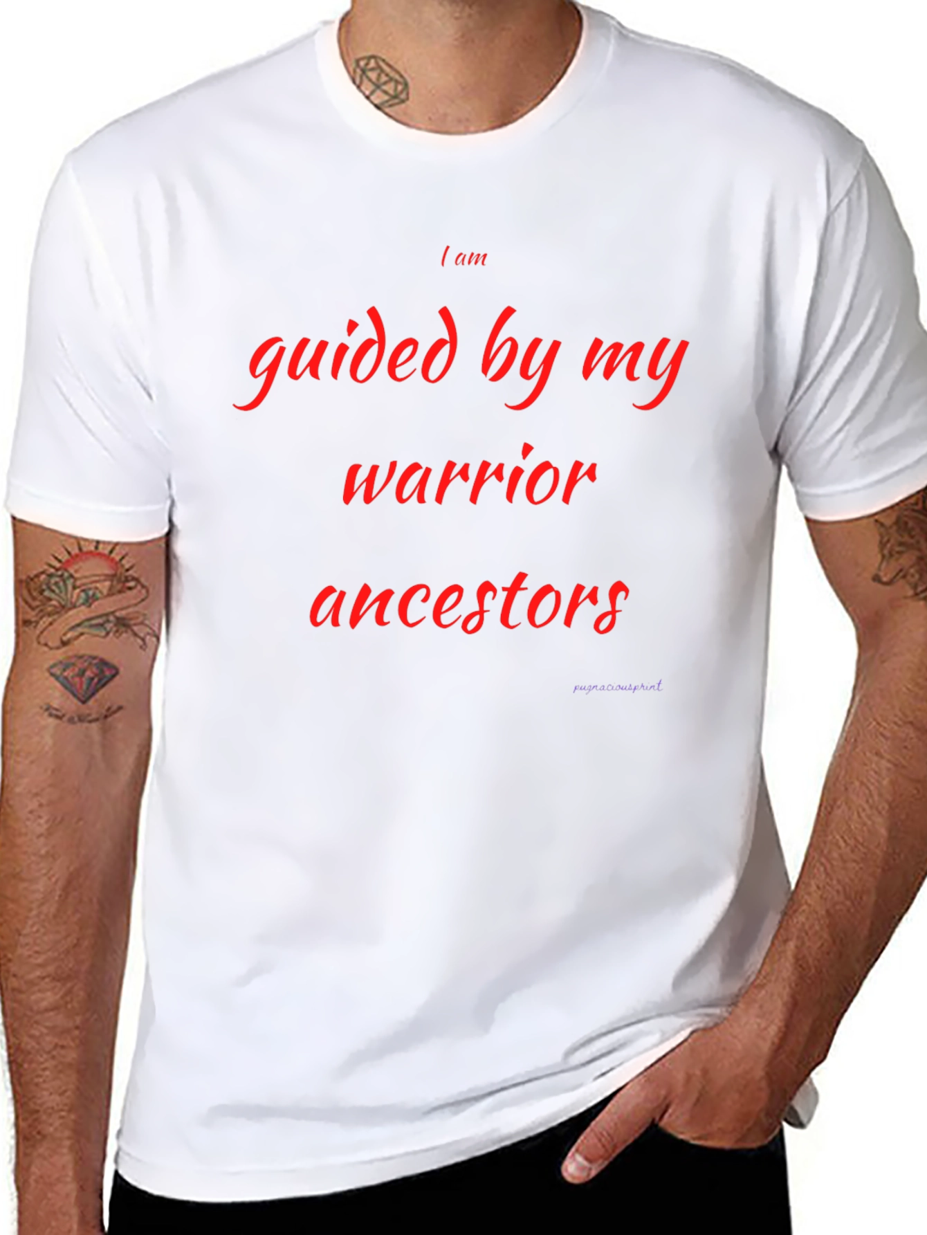 Warrior Ancestors Graphic Tee - Black