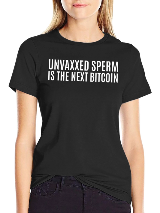 Unvaxxed Sperm Bitcoin Graphic T-Shirt