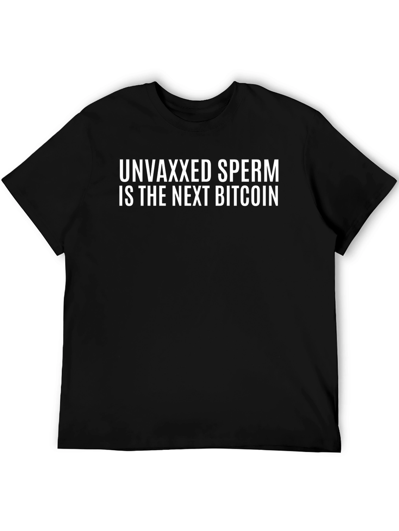 Unvaxxed Sperm Bitcoin Graphic T-Shirt