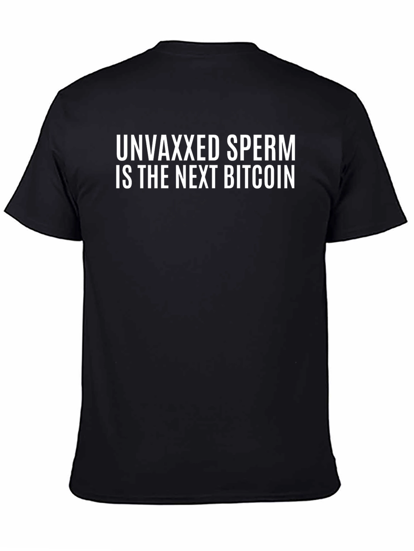 Unvaxxed Sperm Bitcoin Graphic T-Shirt